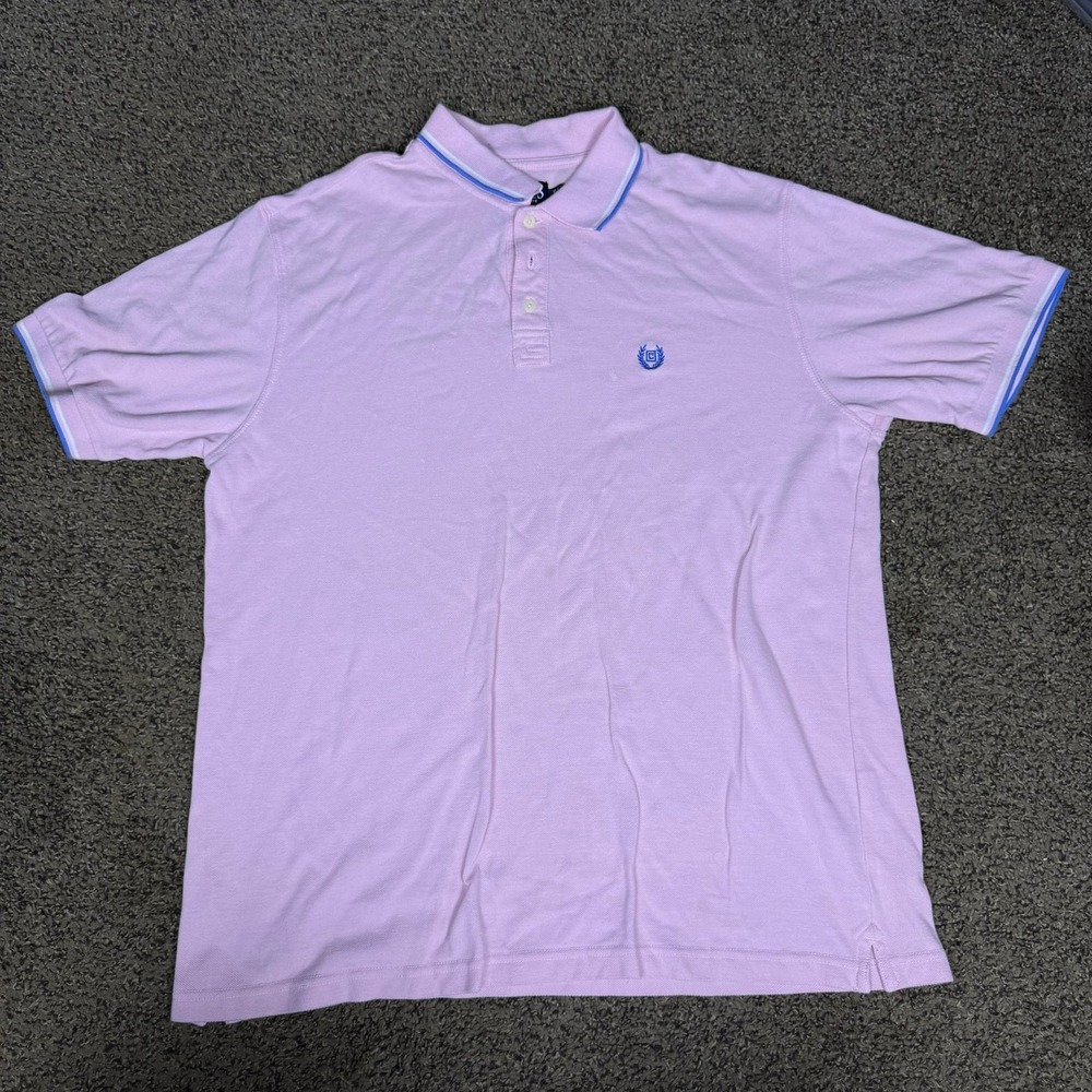 Chaps Men's Lavender Purple Short Sleeve Polo Shirt X-Large